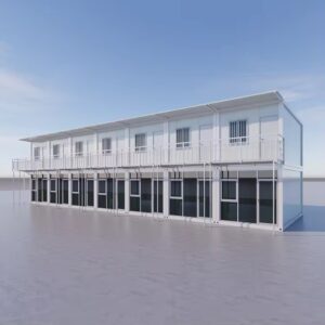 two story container house-4