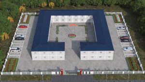 two story container house-7